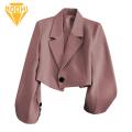 Classic Design Suit Coat Formal Business Style Women's Suit Coat Slim Fit Solid Color Cardigan Jacket for Ol Commute Women Suit Jacket. 