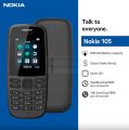 Nokia 105  Dual Sim 4th Edition With Warranty Feature Push button Phone 1.77" Display Battery Long Standby Flashlight Radio. 