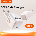 Linman CABLETIME GaN 30W Ultra2025 New -Fast USB-C Wall Charger. 