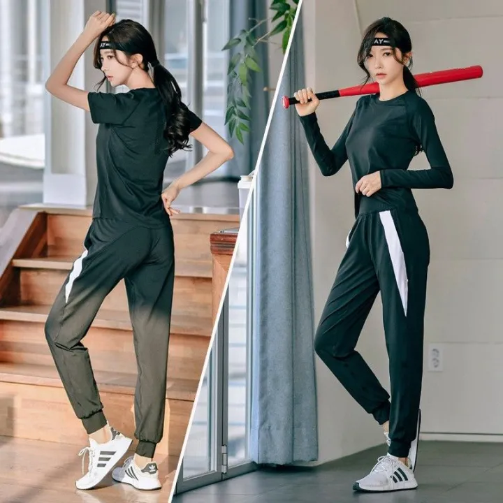 Yoga%20Suit%20plus%20Size%20Thin%20and%20Breathable%20Loose%20Casual%20Quick-Drying%20Sportswear%20Running%20Sports%20Suit%20Female%20Morning%20Jog%20Suits%20-%20Image%204