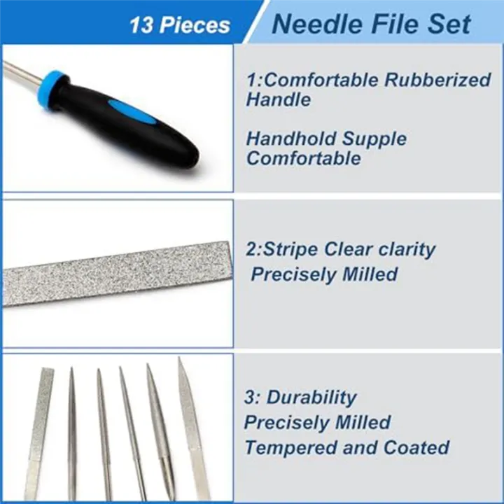 13Pcs%20Small%20File%20Kit%20Metal%20Diamond%20Needle%20File%20Kit%20File%20Tool%20Set%20for%20Precision%20Metal%20File%20Work%20Wooden%20Jewelry%20Model%20DIY%20-%20Image%205
