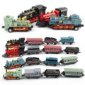 【Hot selling items 】GC 1:60 Simulation Alloy Train Toys Retro Steam Pull-back Train Model For Children Birthday Gifts Home Decor. 