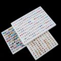 100Pair Colorful Fruit Flower Heart Star Crystal Stud Earrings Set Women Girls Small Plastic Geometric Crown Earrings Jewelry. 