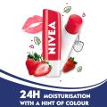NIVEA Lip Balm fruity shine with strawberry 4.8 g. 
