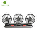 Maytto USB Car Fan 360° Adjustable Car Cooling Fan Three Head Air Fans Powerful Dashboard Cooler Fan Brushless Motor Foldable Adjustable Three Head Fan For Car / Home / Office. 