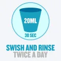 Imported Listerine Cool Mint Mouthwash Liquid, Removes 99.9% Germs - 250ml. 