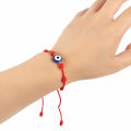 Lucky Blue Eye Turkish Evil Eye Bracelets for Women Men 7 Knots Handmade Braided Rope Red Bracelet Female Jewelry Gifts. 