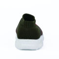 SPLENDOR Knitted Olive Green Casual Shoes for Kids - WAVES. 