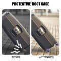 4PCS Luggage Wheels Protector Silicone Wheels Caster Shoes Travel Luggage Suitcase Reduce Noise Wheels Guard Cover Accessories. 