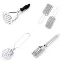 04 Pcs kitchen tools set Combo Pack (Potato Masher /Garlic ,Ginger, Cheese Grater/Egg Beater/Fish scale remover). 