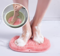 Shower Foot Scrubber and Back Mat with Non Slip Suction Cups, ，Exfoliation，Improve Circulation Relieve Tired and Pain (. 