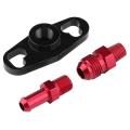Car Fuel Rail Pressure Regulator Adapter Perfect Matching with Fittings for Toyota Nissan. 