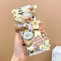 14Pcs Baby Hair Clips with Cartoon Bear Designs - Cute and Colorful. 