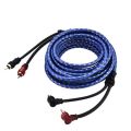 Sptrry2X 5M 2 to 2 Plug Car Stereo Audio Cable Amplifier Braided Tool. 