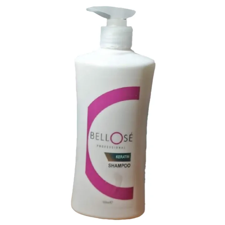 Bellose Keratin Shampoo 500ml will make your hair strong yet soft and provide extra brilliance while cleansing