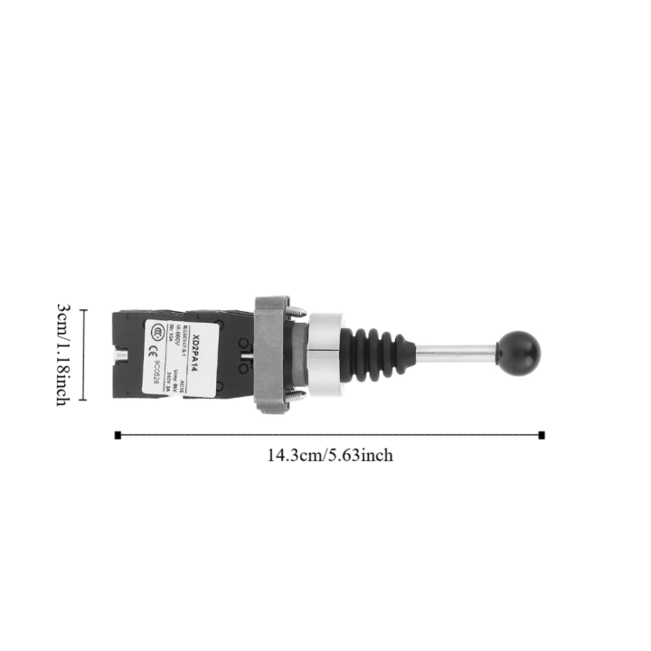 Control Switch XD2PA14 Joystick Switch 4NO 4 Position 22mm Latching Joy ...