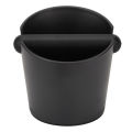 Coffee Dump Bin, Coffee Grounds Knock Box Easy To Clean Splash Proof Convenient Disposal Space Saving with Tamper Mat for Cafe Bar. 
