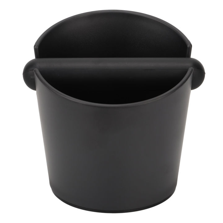 Coffee Dump Bin, Coffee Grounds Knock Box Easy To Clean Splash Proof Convenient Disposal Space Saving with Tamper Mat for Cafe Bar