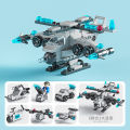 Mini 6 In 1 Building Blocks DIY Police Car Fire Model Lego Bricks Kids Educational Toy For Lego. 