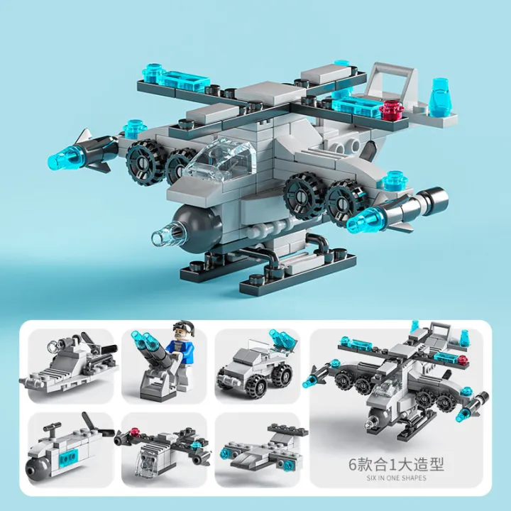 Mini%206%20In%201%20Building%20Blocks%20DIY%20Police%20Car%20Fire%20Model%20Lego%20Bricks%20Kids%20Educational%20Toy%20For%20Lego%20-%20Image%206