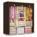 High Quality 3 Door Portable Folding Wardrobe Cupboard. 