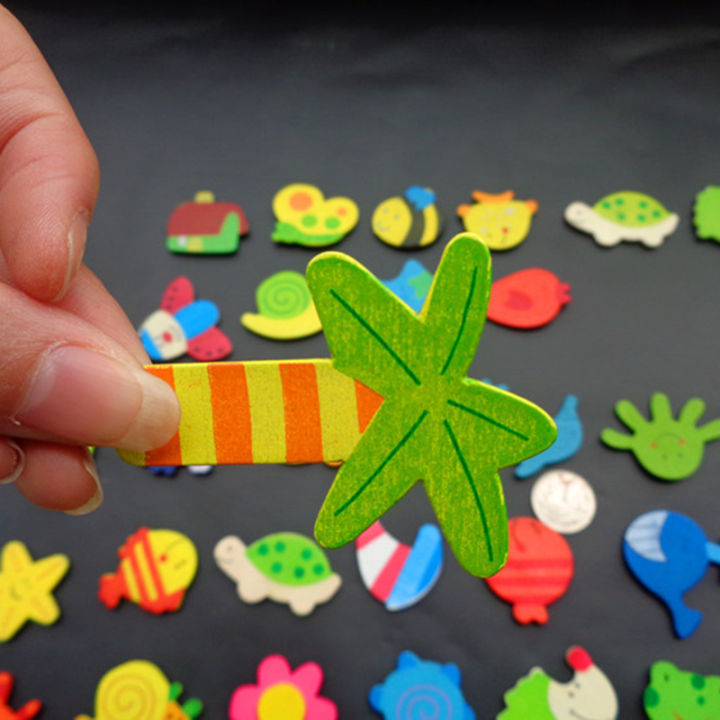 12PCs%20Animals%20Fridge%20Magnet%20Wooden%20Cartoon%20Fridge%20Stickers%20Children%20Educational%20Toys%20Set%20DIY%20Decor%20For%20Microwave%20Ovens%20Kitchen%20-%20Image%203