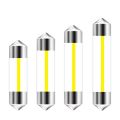 10PCS Festoon 31mm 36mm 39mm 41mm C5W LED Bulb 360 Degree Filament 12 Chips COB LED Glass Case Car Interior Light Auto Dome Lamp. 