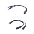 1pc 2 Way DC Power Adapter Cable 5.5mmx2.1mm 1 To 2 Male Female Splitter Connector Plug Extension for CCTV LED Strip Light C1. 