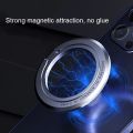 Magnetic Phone Stand Holder For iPhone 14/13/12 Series For Smart Phone and MagSafe Cases Removable Metal Kickstand Adjustable Portable Magnetic Phone Grip Ring. 