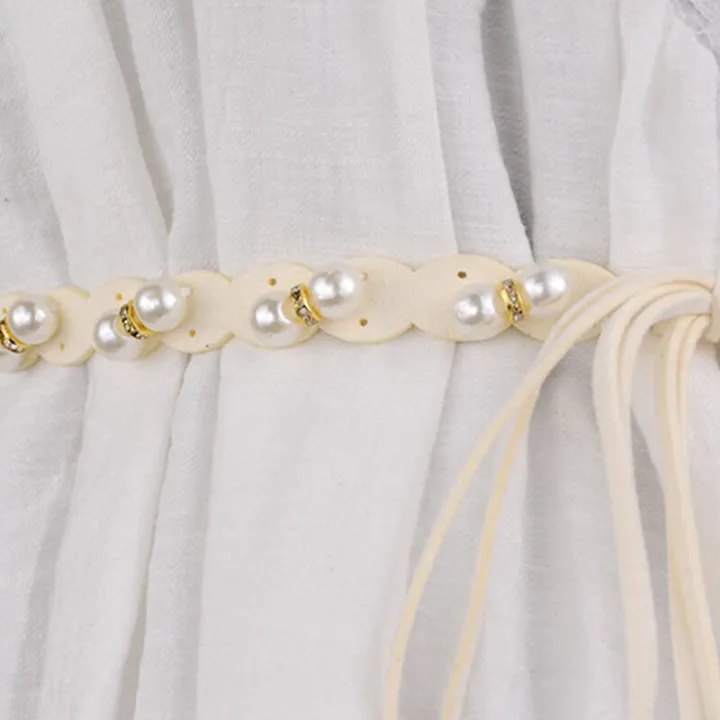 Elegant%20Pearl%20Waist%20Chain%20for%20Women%20Thin%20Rope%20Belt%20Adjustable%20Waistband%20Ladies%20Casual%20Dress%20Skirt%20Clothes%20Decorative%20Accessories%20-%20Image%202