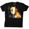 Naruto Shippuden Men's Short Sleeve T-Shirt Naruto Link Fashion Bihuu Kurama Beast Chakra Officially Licensed. 
