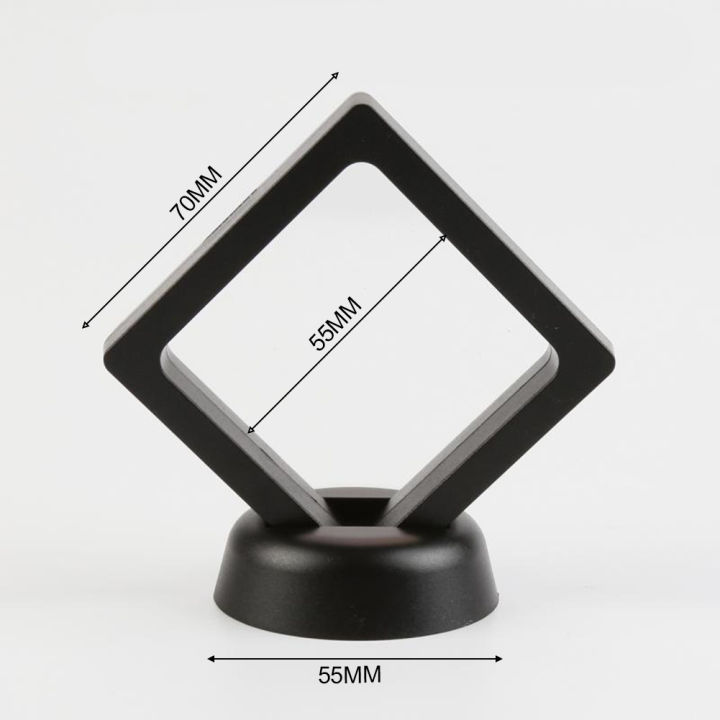 5/10pcs%20Display%20Box%203D%20Floating%20Frame%20Holder%20Stand%20Box%20Clear%20Jewelry%20Ring%20Coin%20Display%20Case%20Necklace%20Display%20Holder%207*7*2cm%20-%20Image%204