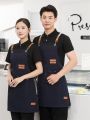 【HOT】 Professional Men Women Work Apron Waterproof Kitchen Cafes Nail Beauty Hair Cutting Salon Uniform Grill Garden Waiter Bib Custom. 