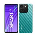 Clear Slim Transparent Carbon Fiber Film For Infinix Smart 7 HD Mobile Phone Back Skin Rear Protective Sticker. 