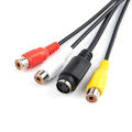 3RCA Converter Cable New VGA to Video TV Out S-Video AV Adapter VGA TO VGA Cable Creek. 