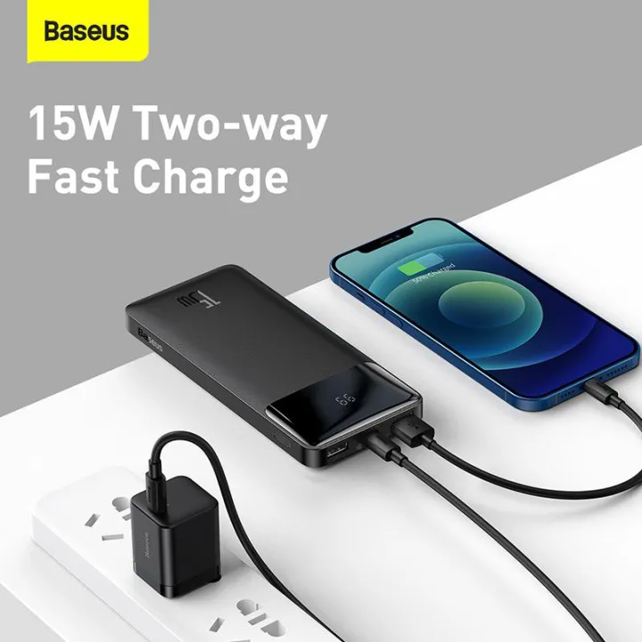 Baseus%2010000mah%2015W%20Fast%20Charging%20Type-C%20Output%20Power%20Bank%20with%20Digital%20Display%20-%20Image%203