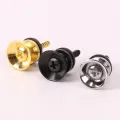 Replacement Guitar Strap Locks Parts Chrome Belt Lock Buttons Buckle Guitar Accessories Silver Black Color. 