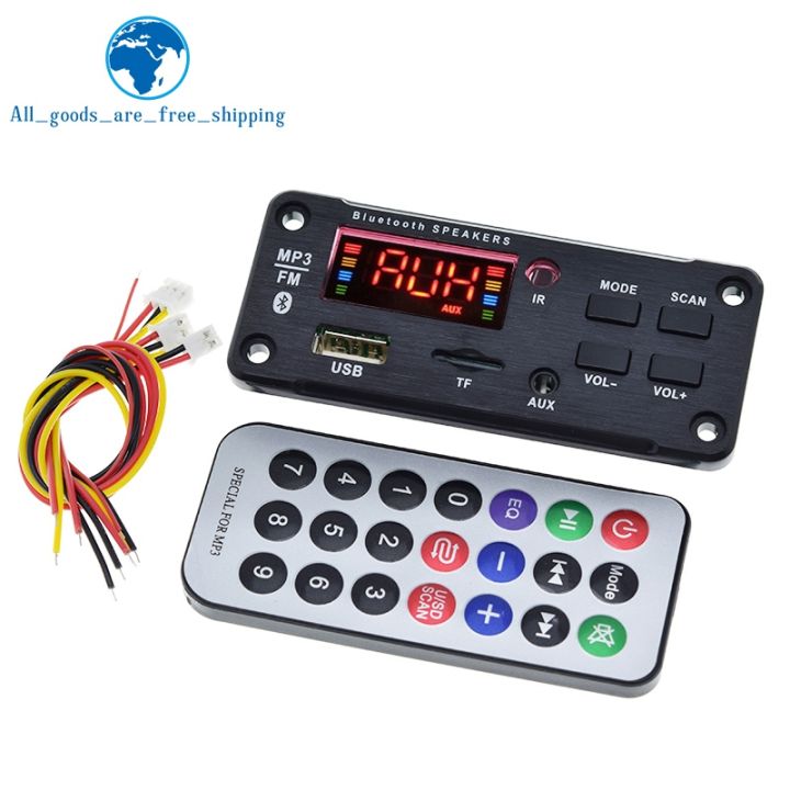 TZT MP3 Decoder Board Color Screen Bluetooth V5.0 Car MGood productP3 ...
