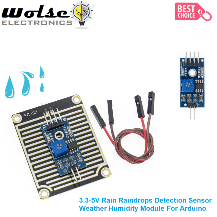 Rain Drop Sensor Module for Arduino | Daraz.lk