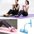 【Tento】1 Set Resistance Band Set Multifunctional Soft TPR Strong Elastic Band with Handle Muscle Training Auxiliary Tools Arm Leg Elastic Pull Exercise Rope. 