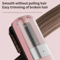 Portable Electric Hair Clipper for Dry, Damaged, Split-End Hair Professional Wireless Automatic Trimmer. 