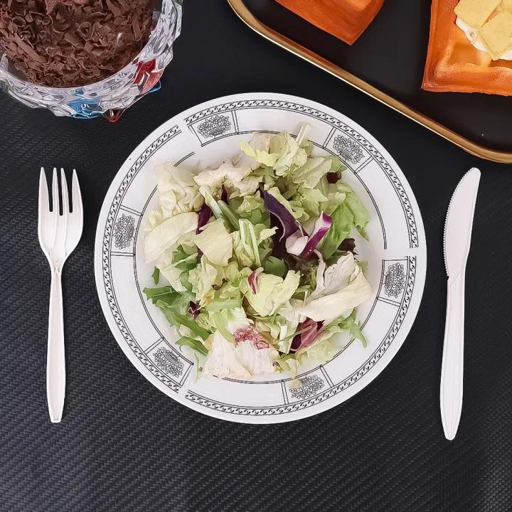 1/5/10/20Pcs%20Kitchen%20Disposable%20Degradable%20Fork%20Spoon%20Takeaway%20Fast%20Food%20Fruit%20Salad%20Tableware%20Heat%20Resistant%20Waterproof%20Oil-Proof%20Cutlery%20-%20Image%205