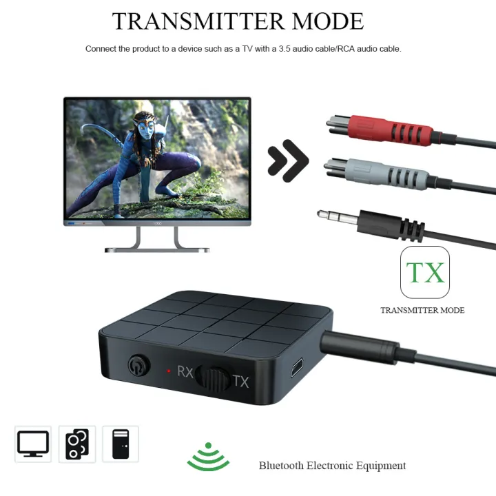 CRYPTONE%20KN321%20Bluetooth%205.0%20Receiver%20Adapter%20with%20RCA%20Cables%20for%20Hi-Fi%20Audio%20Systems%20-%20Image%204