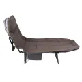 Adults Reclining Chaise Comfortable Convenient Foldable Multifunctional Emergency Disaster Relief Folding Camping Cot for Home. 