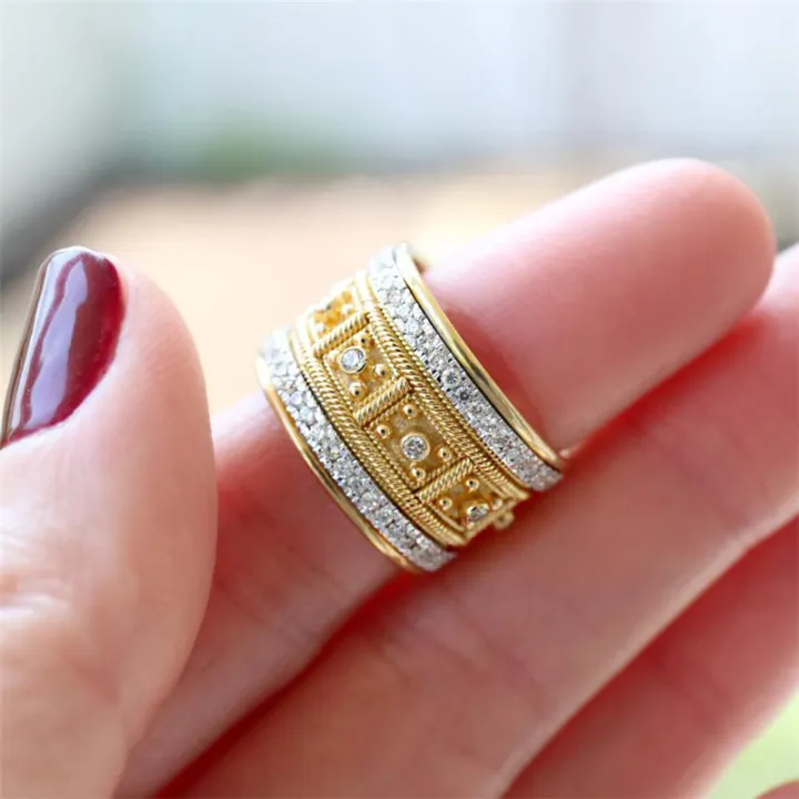 %E3%80%90Fullyoung_520%20Store%E3%80%91Ethnic%20Style%20Golden%20Rings%20For%20Women%20Fashion%20Rhinestones%20Finger%20Ring%20Ladies%20Jewelry%20Plate%20Silvery%20Ring%20Women%20Couple%20Wedding%20Rings%20-%20Image%204