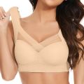 Seamless Bra Push Up Sports Bra Large Strapless Lace Tank Top Underwear Thin Side Fold Side Breast Gather Adjustable Bra 속옷. 