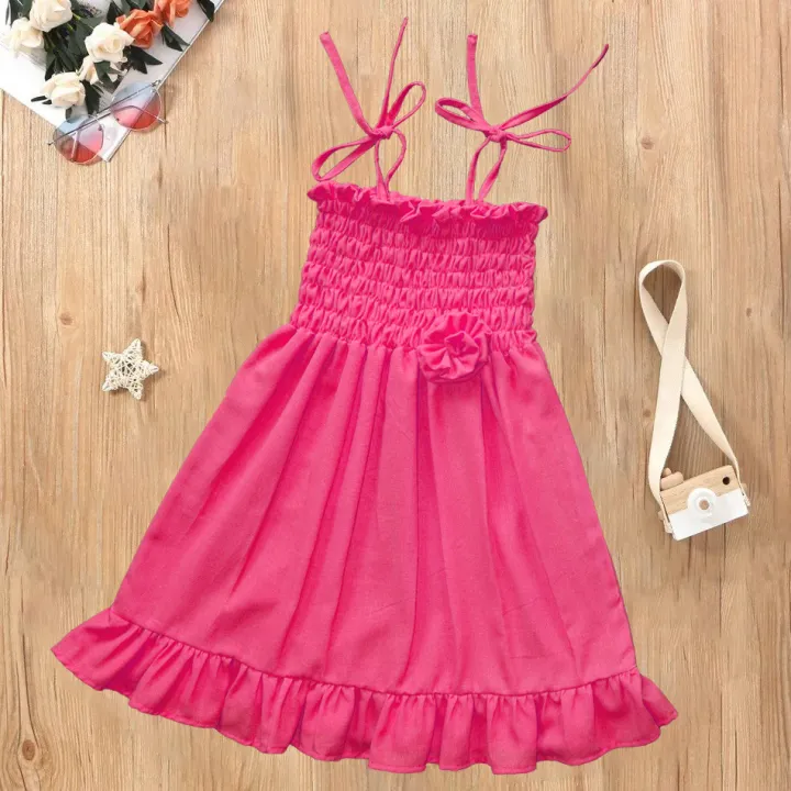 Baby%20girl%20yellow%20strap%20smock%20dress%20-%20Image%203