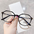 Classic Elegant Transparent Metal Frame Glasses Women Fashion Eyewear Party. 