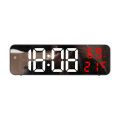 wall clock 9 Inch Large Digital Wall Clock Temperature and Humidity Display Night Mode Table Alarm Clock 12/24H Electronic LED Clock. 