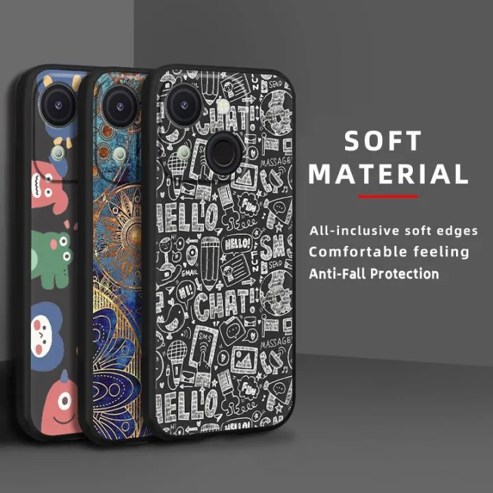 Cartoon%20Anti-knock%20Phone%20Case%20For%20itel%20A50C/A669L%20Durable%20protective%20Cover%20Fashion%20Design%20Silicone%20Cute%20Waterproof%20TPU%20-%20Image%204